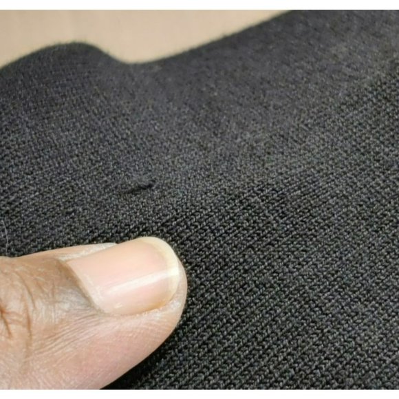 Valerie Stevens Collection Women's M Black Silk Blend Front Zip Beaded Cardigan - Picture 12 of 15